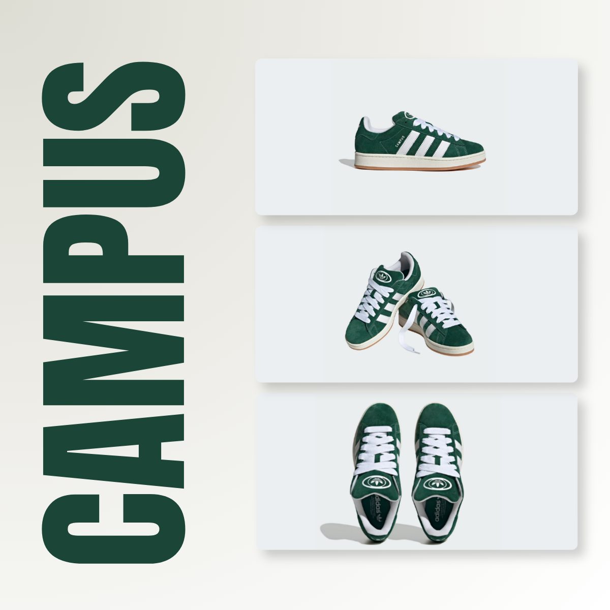 Reklamní kreativa sneakers — produktová prezentace